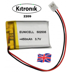 Kitronik 2209 3.7V 450mAh μπαταρία LiPo drone